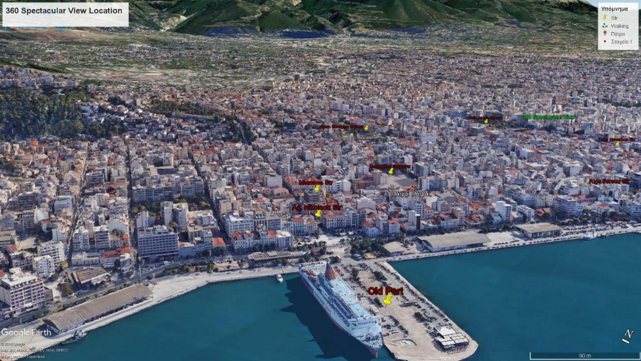 360 Spectacular View Apartment Patras Exterior photo